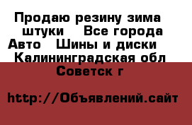 Продаю резину зима 2 штуки  - Все города Авто » Шины и диски   . Калининградская обл.,Советск г.